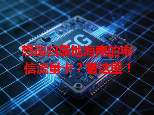 想选归属地海南的电信流量卡？看这里！