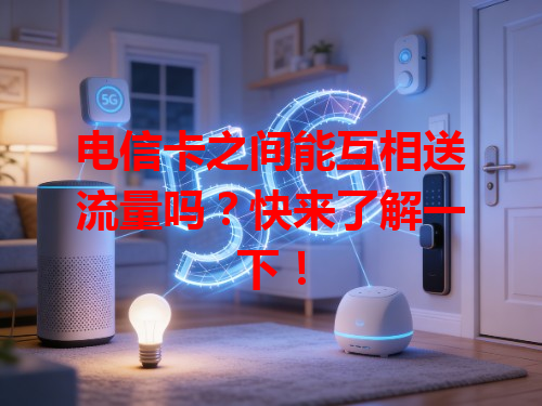 电信卡之间能互相送流量吗？快来了解一下！