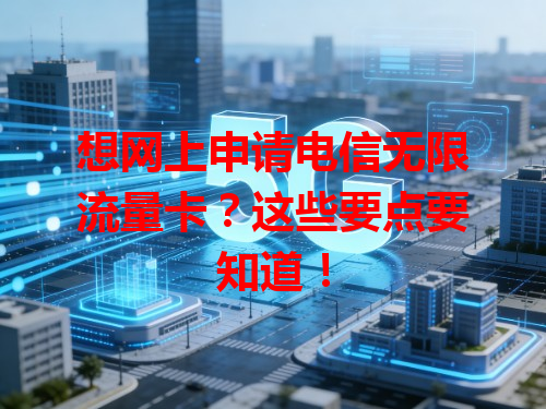 想网上申请电信无限流量卡？这些要点要知道！