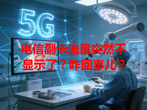 电信副卡流量突然不显示了？咋回事儿？