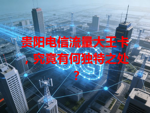 贵阳电信流量大王卡，究竟有何独特之处？