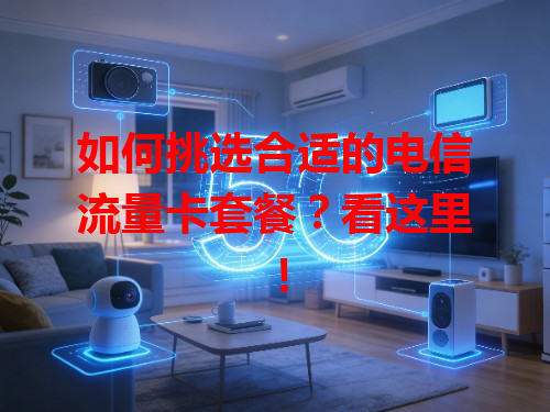 如何挑选合适的电信流量卡套餐？看这里！
