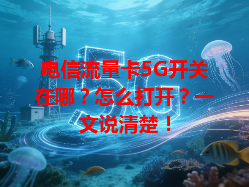 电信流量卡5G开关在哪？怎么打开？一文说清楚！