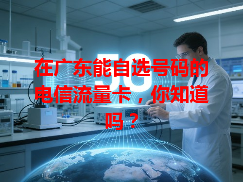 在广东能自选号码的电信流量卡，你知道吗？