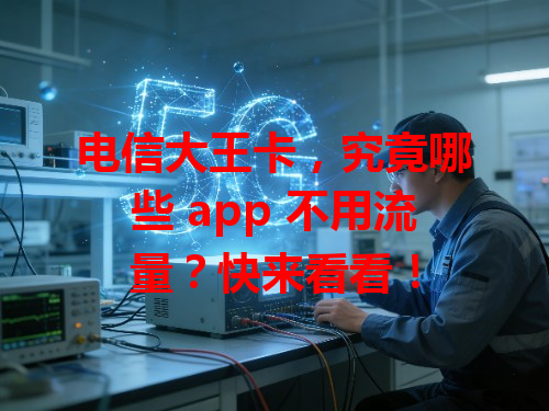 电信大王卡，究竟哪些 app 不用流量？快来看看！