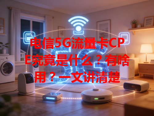 电信5G流量卡CPE究竟是什么？有啥用？一文讲清楚