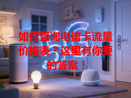 如何查询电信卡流量价格表？这里有你要的答案！
