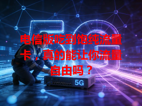 电信版吃到饱纯流量卡，真的能让你流量自由吗？