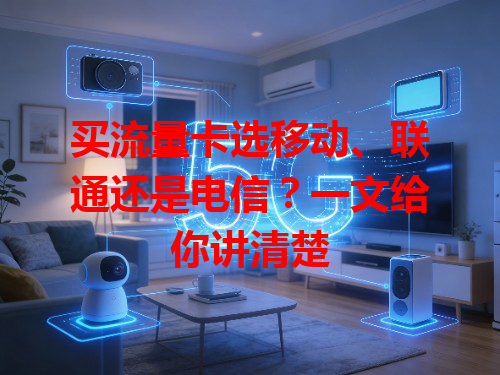 买流量卡选移动、联通还是电信？一文给你讲清楚