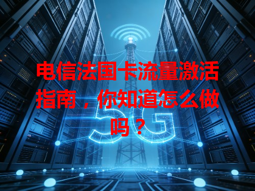 电信法国卡流量激活指南，你知道怎么做吗？