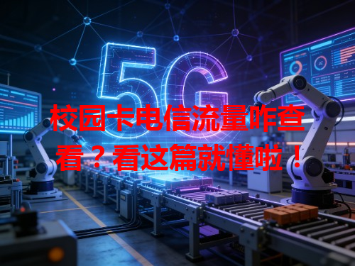 校园卡电信流量咋查看？看这篇就懂啦！