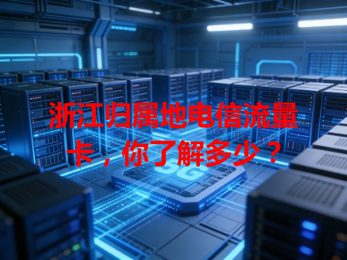 浙江归属地电信流量卡，你了解多少？