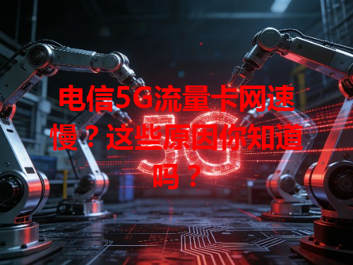 电信5G流量卡网速慢？这些原因你知道吗？