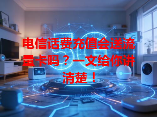 电信话费充值会送流量卡吗？一文给你讲清楚！