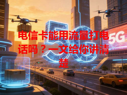 电信卡能用流量打电话吗？一文给你讲清楚