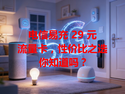 电信易充 29 元流量卡，性价比之选你知道吗？