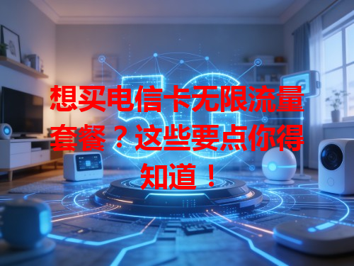 想买电信卡无限流量套餐？这些要点你得知道！
