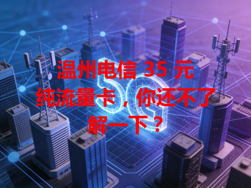 温州电信 35 元纯流量卡，你还不了解一下？