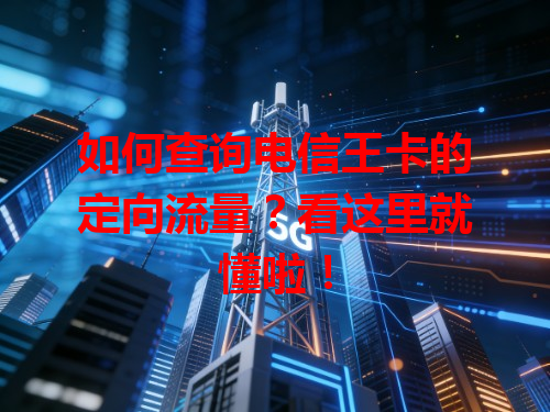 如何查询电信王卡的定向流量？看这里就懂啦！