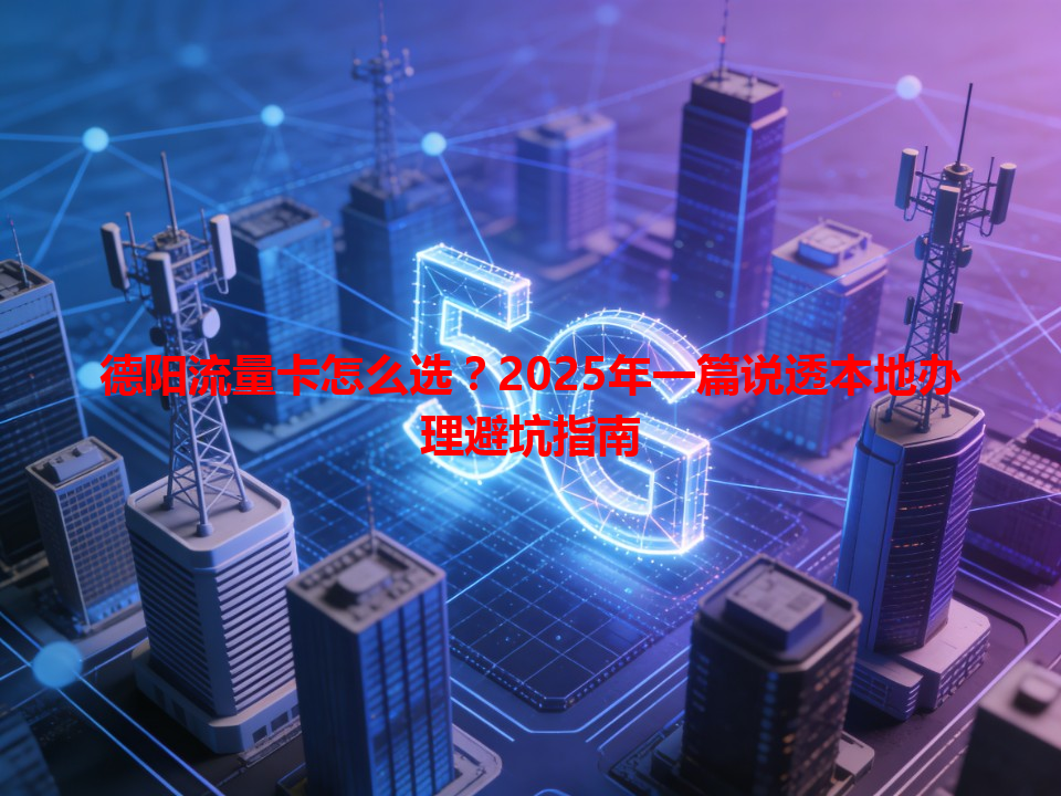 德阳流量卡怎么选？2025年一篇说透本地办理避坑指南