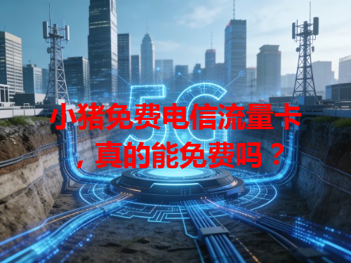 小猪免费电信流量卡，真的能免费吗？