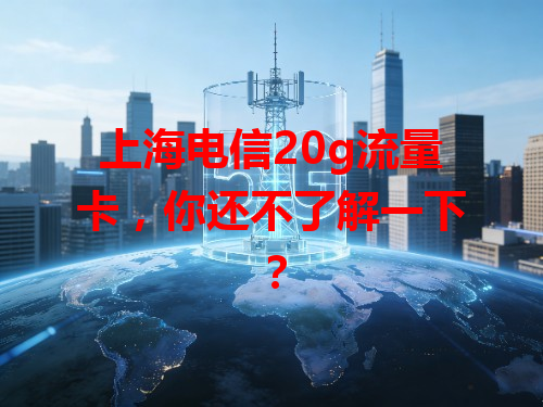 上海电信20g流量卡，你还不了解一下？