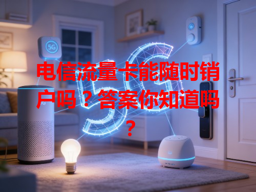 电信流量卡能随时销户吗？答案你知道吗？