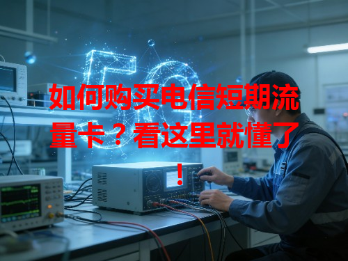 如何购买电信短期流量卡？看这里就懂了！