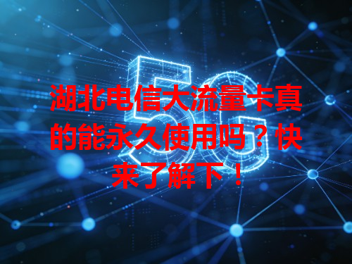 湖北电信大流量卡真的能永久使用吗？快来了解下！