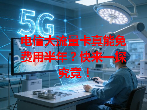 电信大流量卡真能免费用半年？快来一探究竟！