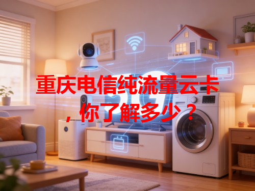 重庆电信纯流量云卡，你了解多少？