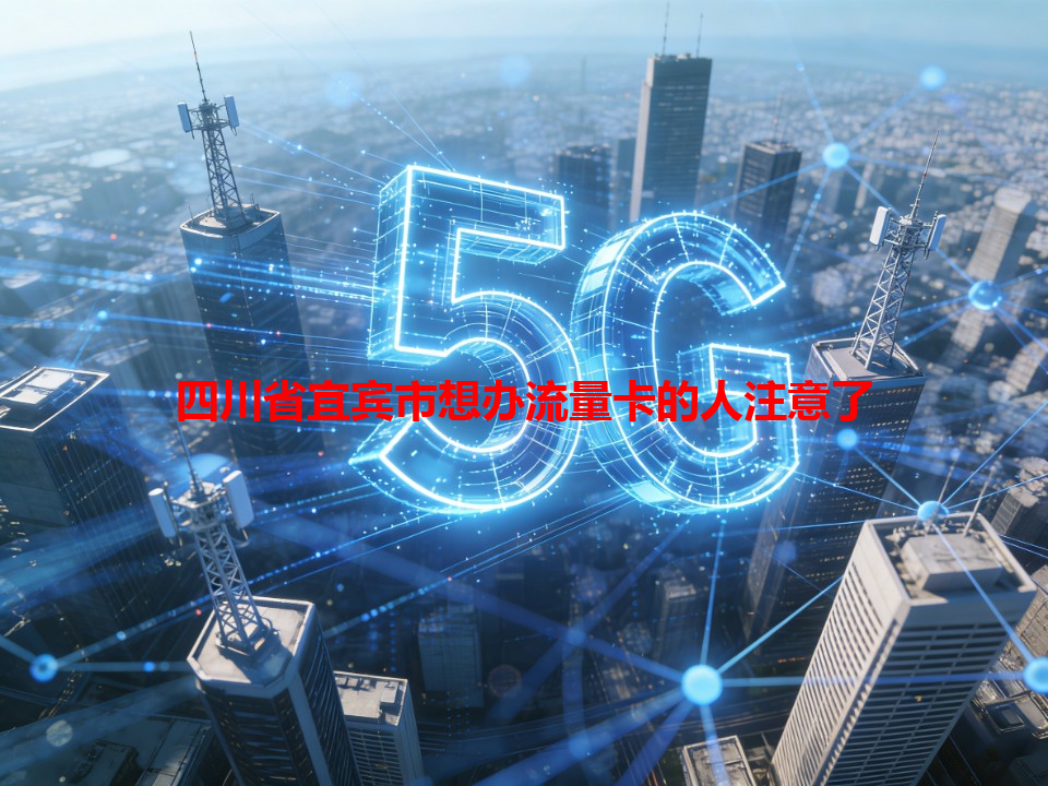 四川省宜宾市想办流量卡的人注意了