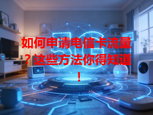 如何申请电信卡流量？这些方法你得知道！
