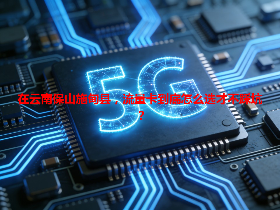 在云南保山施甸县，流量卡到底怎么选才不踩坑？