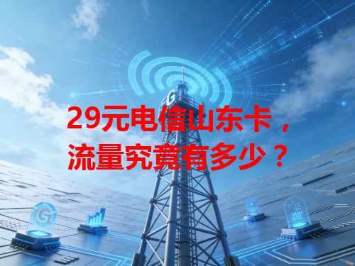 29元电信山东卡，流量究竟有多少？