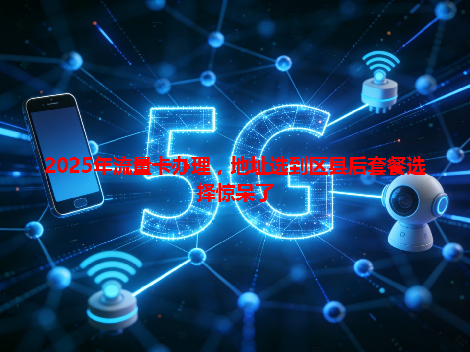 2025年流量卡办理，地址选到区县后套餐选择惊呆了