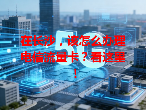 在长沙，该怎么办理电信流量卡？看这里！