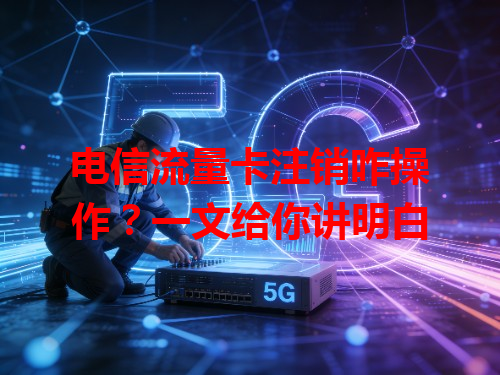 电信流量卡注销咋操作？一文给你讲明白