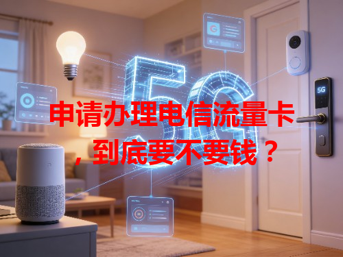 申请办理电信流量卡，到底要不要钱？