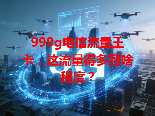 999g电信流量王卡，这流量得多到啥程度？