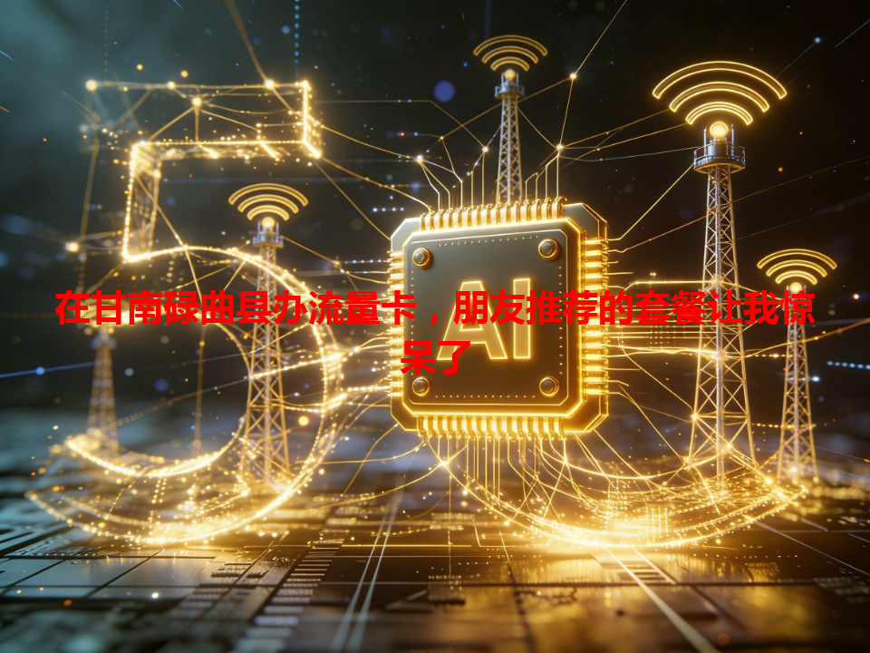 在甘南碌曲县办流量卡，朋友推荐的套餐让我惊呆了