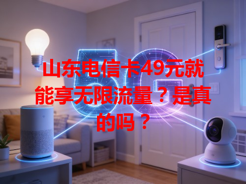 山东电信卡49元就能享无限流量？是真的吗？