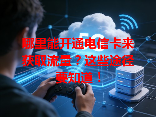 哪里能开通电信卡来获取流量？这些途径要知道！