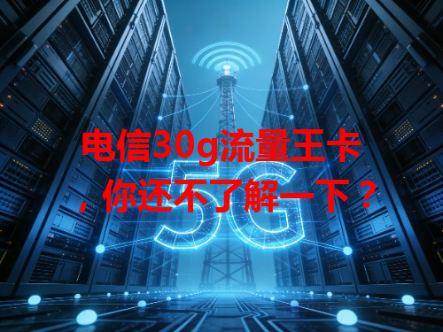 电信30g流量王卡，你还不了解一下？