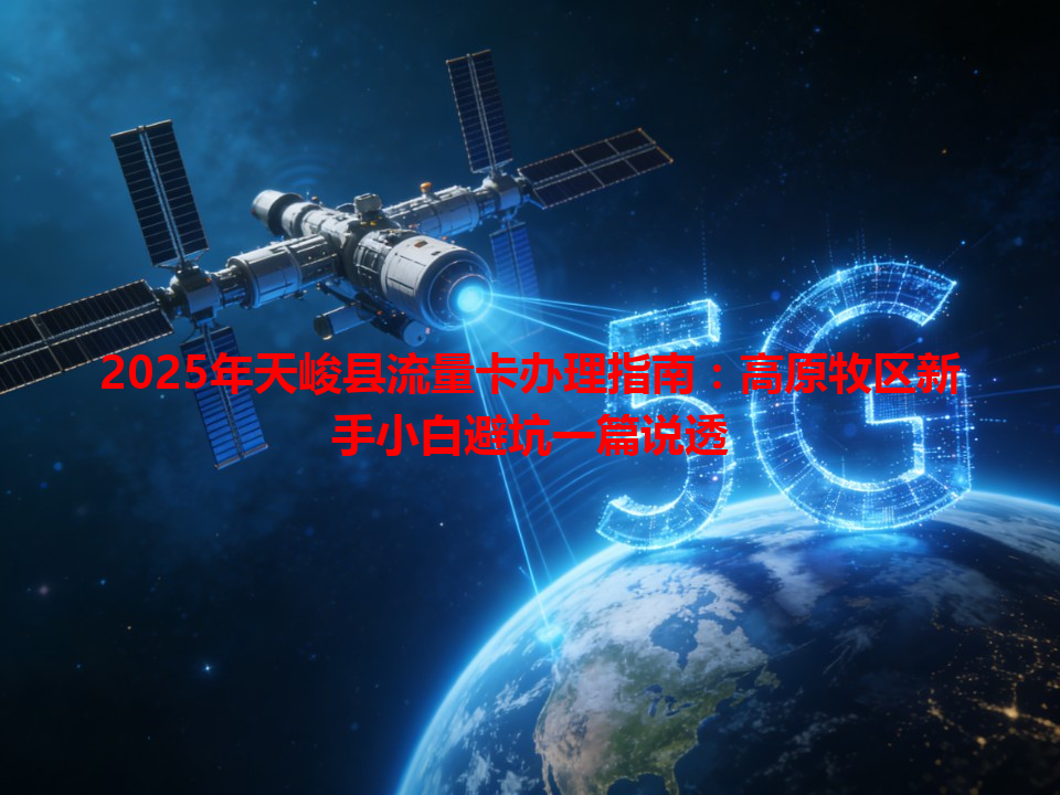 2025年天峻县流量卡办理指南：高原牧区新手小白避坑一篇说透