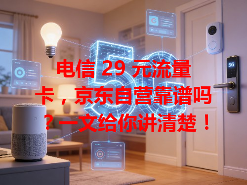 电信 29 元流量卡，京东自营靠谱吗？一文给你讲清楚！