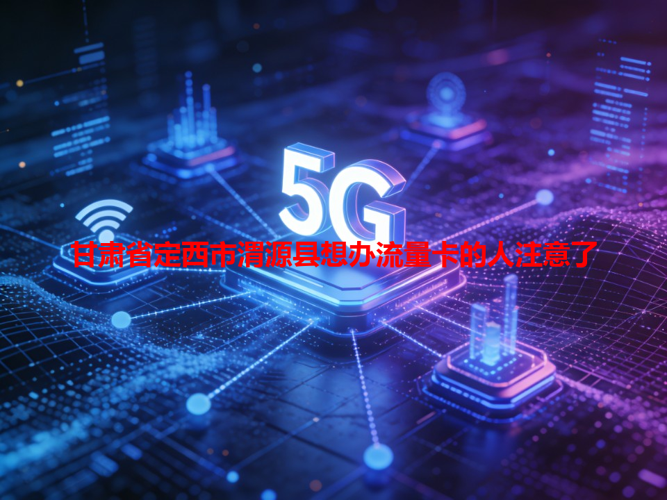 甘肃省定西市渭源县想办流量卡的人注意了
