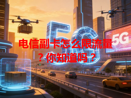 电信副卡怎么限流量？你知道吗？