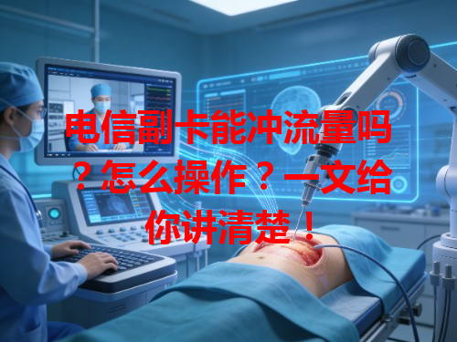 电信副卡能冲流量吗？怎么操作？一文给你讲清楚！