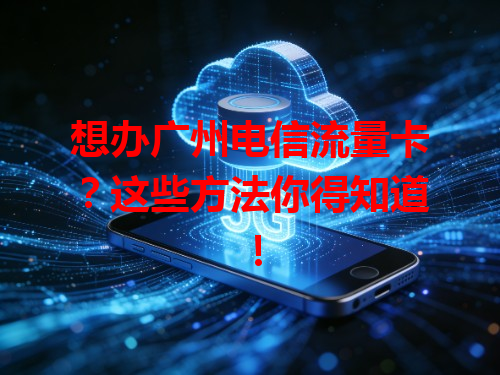想办广州电信流量卡？这些方法你得知道！